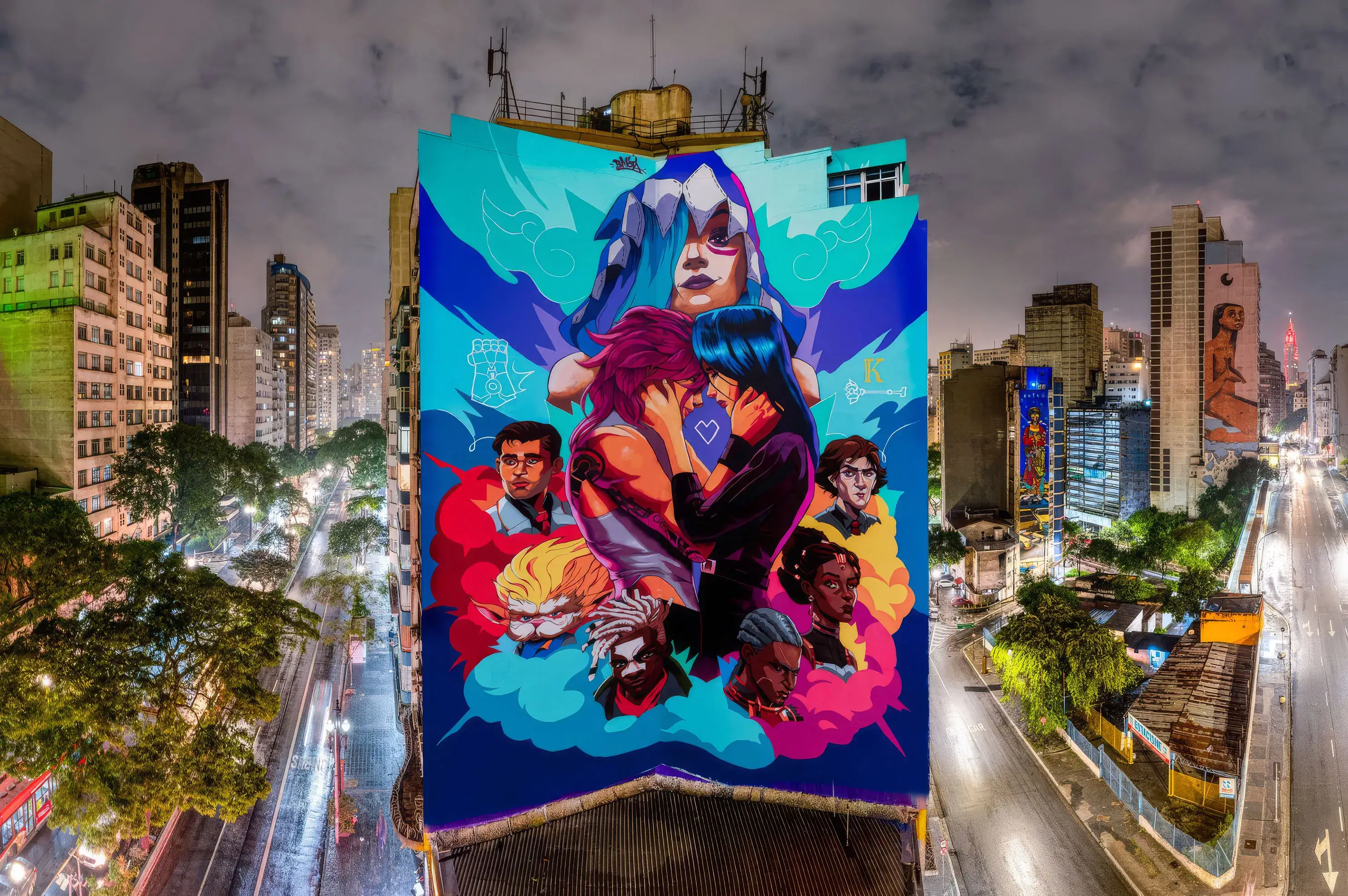 Arcane — Netflix — Mural Vivo — INGF
