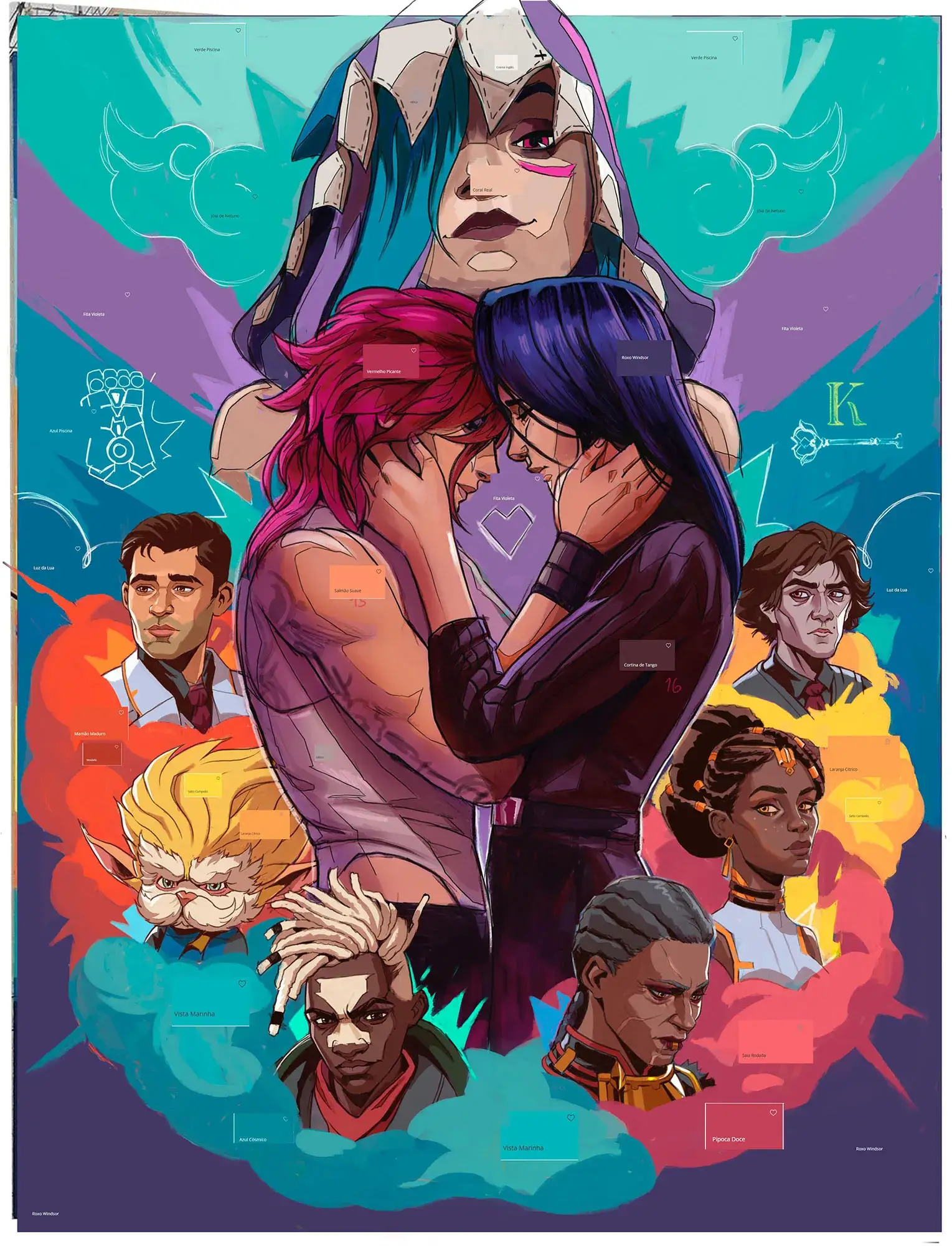 Arcane — Netflix — Mural Vivo — INGF