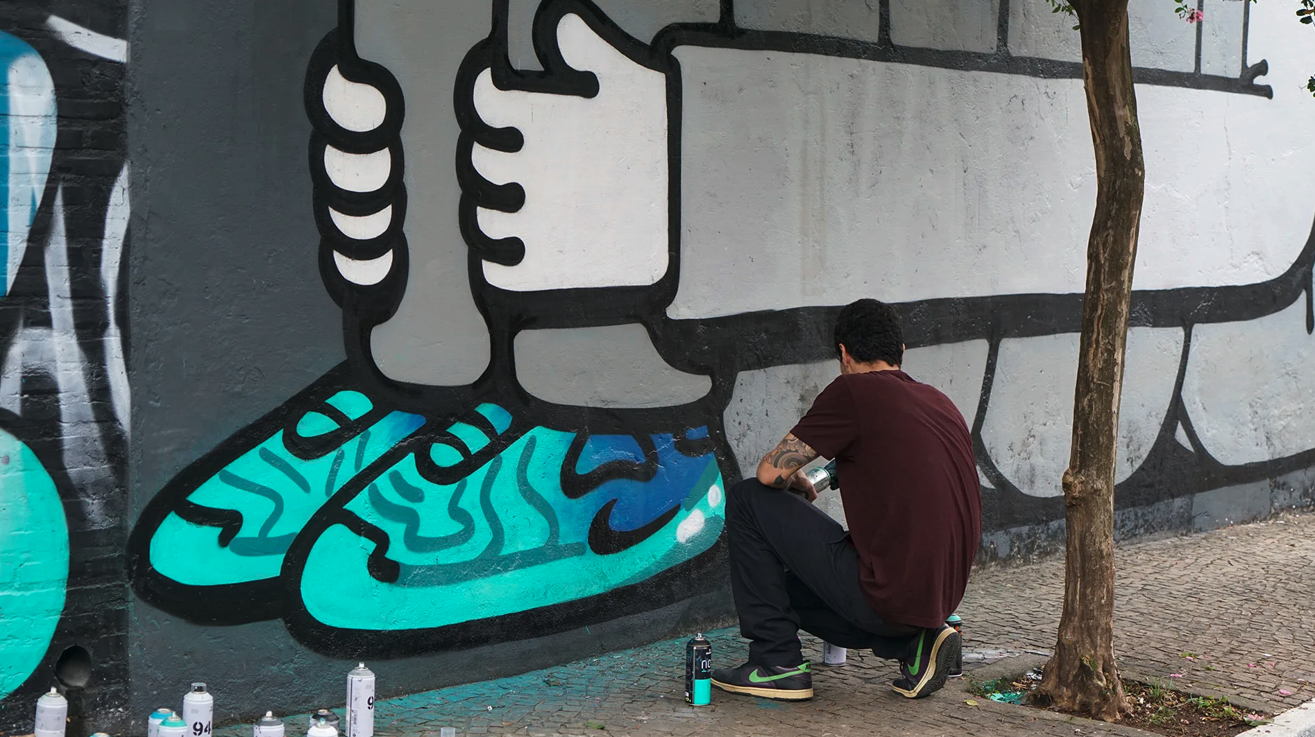 Nike Air Max Graffiti Stores — Arte Urbana São Paulo — INGF
